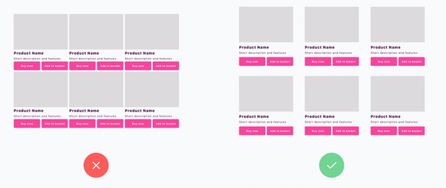 Gestalt — Proximity example
