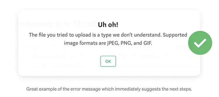 Error recovery example 2